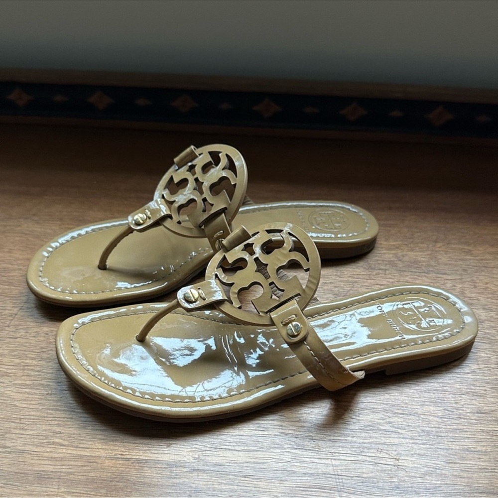 Tory Burch patent leather sandals